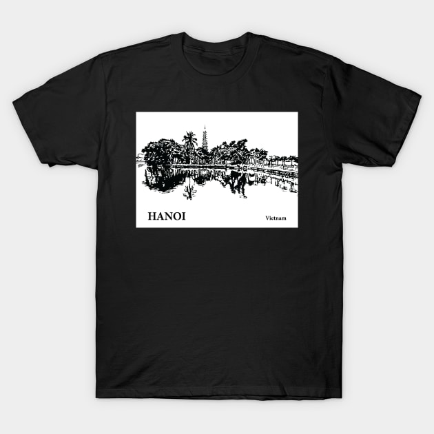 Hanoi - Vietnam T-Shirt by Lakeric